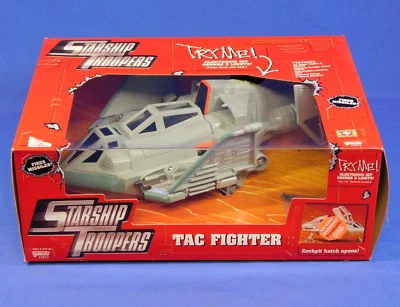 STARSHIP TROOPERS TAC FIGHTER COM LUZES ELETRÔNICAS E SOM 1997 GALOOB LACRADO - Imagem 1 de 4