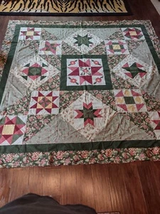 Vintage Amish Quilt Top 88x84 - Picture 1 of 17