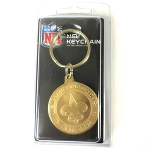 New Orleans Saints NFL Keychain Coin Keyring Highland Mint Made In USA Gift - Picture 1 of 3
