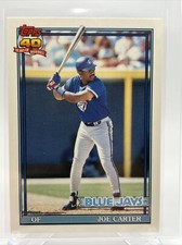 1991 Topps Traded Joe Carter Baseball Card #20T Mint FREE SHIPPING