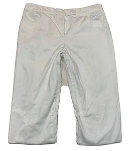 Pantalones Capris ALEXANDER MCQUEEN Talla 42 Blanco Corto Hecho en Italia - Imagen 1 de 6
