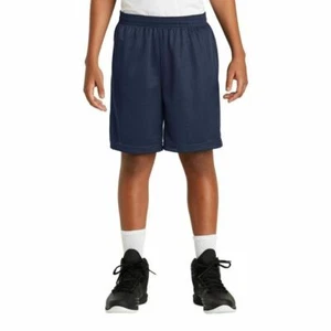 Youth YST510 Classic Mesh Shorts Physical Education Gym PE Workout Running Short - Picture 1 of 17