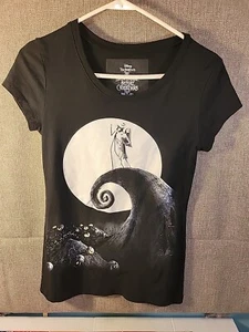 Nightmare Before Christmas T Shirt M (7-9) Youth Girls Disney Tim Burton - Picture 1 of 7