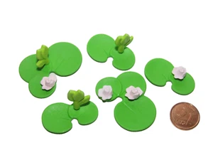 Playmobil Miniature lot of water lily vegetation / lake plant - C37 - Picture 1 of 1