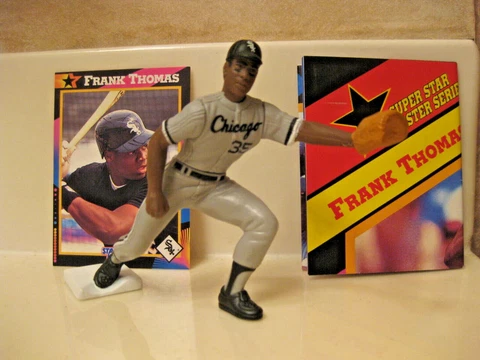 Frank Thomas Chicago White Sox SLU 1992 Kenner Open Figure Card Poster Baseball Cover
