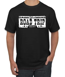Official Road Trip Shirt Retro Black and White Men TShirt - Picture 1 of 19