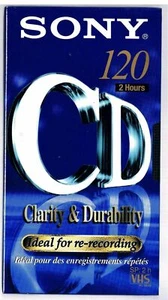 VHS VIDEOKASSETTE SONY 120 min E-120CDE VERSIEGELT, NEU - Bild 1 von 1