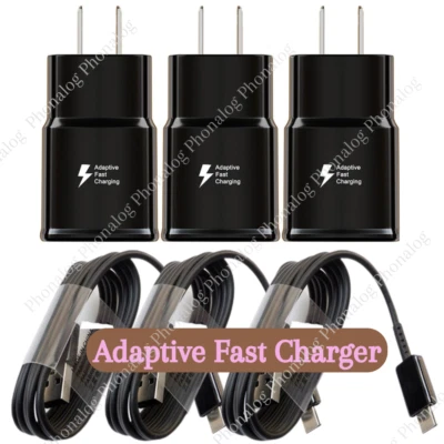 3 PACK For Samsung Galaxy S22 S22+ Ultra Super Fast Wall Charger & Type C Cable - Image 1 of 4