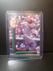 1994 Signature Rookies Craig Griffey Griffey Sr Flip Card Auto #374/1050, Minty