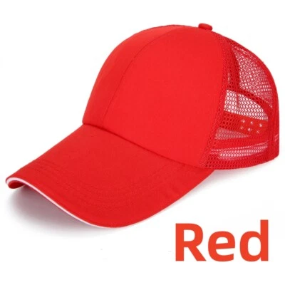 Trucker Hat Foam Mesh Baseball Cap Snapback Adjustable Plain Solid Unisex Hat  - Image 1 of 4