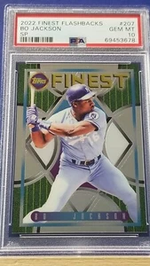 Bo Jackson - 2022 Finest Flashbacks SP #207  PSA 10 - Picture 1 of 2
