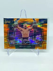 2023 Panini Select WWE Orange Flash Ringside Prizm #246 Bron Breakker SP - Picture 1 of 2