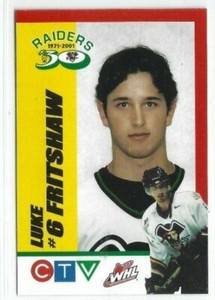 2001-02 Prince Albert Raiders (WHL) Luke Fritshaw