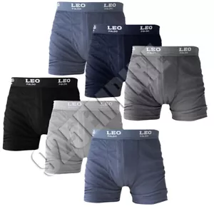 Paquete de 6 calzoncillos boxer 100 % algodón para hombre ropa interior - Imagen 1 de 9