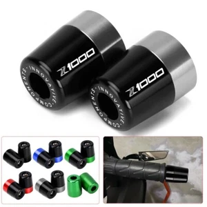 Z1000 Handlebar Grips Handle Bar Cap End Plugs For KAWASAKI Z1000SX Z1000R Z1000 - Picture 1 of 24