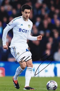 Football - Ilia Gruev - Hand Signed 12x8 Inch Photograph - Leeds United - COA - Picture 1 of 1