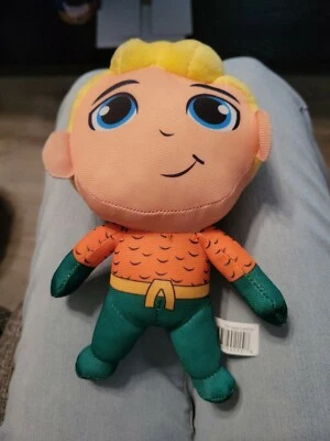 DC Super Friends BIG HEAD Aquaman. Plush  11 inches - Image 1 of 4