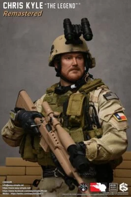 Nuevo En Stock 1/6 ES CK002 Chris Kyle "The Legend" Remasterizado Versión Regular Figura Foto 1 de 4