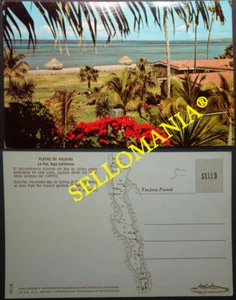 POSTCARD MEXICO PALMIRA BEACH CAPFCE GARDENS LA PAZ BAJA CALIFORNIA CC05127 UK - Picture 1 of 1