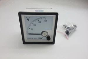 1 PIEZA DC 0-200V Analógico 72X72mm Voltaje Analógico Panel Medidor Conexión Directa - Imagen 1 de 4