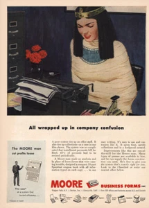 1953 Moore Geschäftsformulare: alle verpackt Vintage Print Ad - Bild 1 von 1