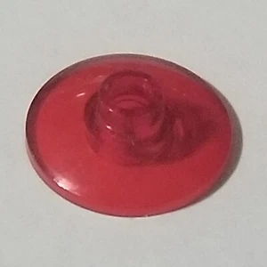 LEGO Trans Red Dish 2x2 (Part 4740 / 30063) - Picture 1 of 1