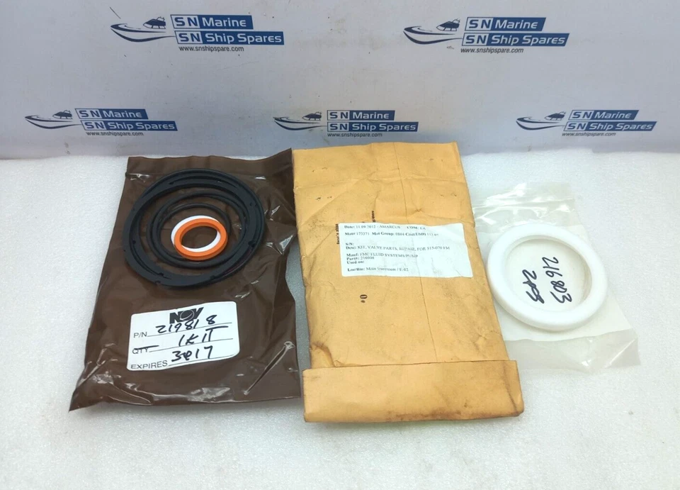 Kit de reparación de piezas de válvula FMC 216008 para 515-070 Foto 1 de 3
