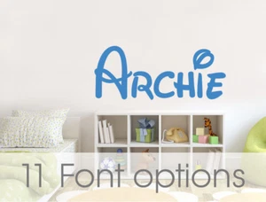 Personalised Name Wall Stickers | Custom Wall Sticker Names - Picture 1 of 12