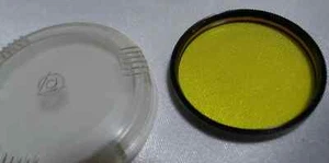 r Yellow 17 LZOS 40.5x0.5 Vintage Russian Light Filter 40.5mm mount of lens 3257 - Picture 1 of 3