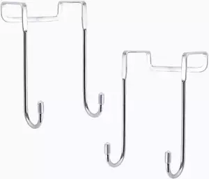 Over the Door Hooks, 2 Pack Door Hanger Hook , Towel Clothes Hooks for Kitchen B - Picture 1 of 6