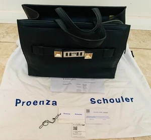 PROENZA SCHOULER Calfskin Small PS11 Tote Black - Picture 1 of 3