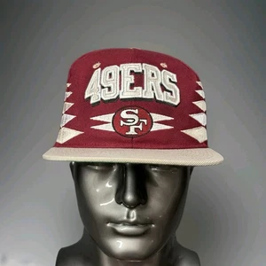 Vtg San Francisco 49ers Mitchell & Ness Hat/Cap Football NFL OSFA - Diamond Cut - Picture 1 of 11