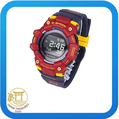 Casio G-Shock G-SQUAD FC Barcelona Collaboration Watch Men's Bluetooth Red Navy - Image 1 of 4