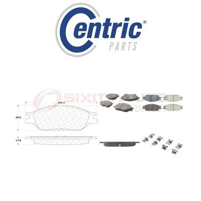 Centric Ceramic Disc Brake Pads w Shims for 1999-2003 Ford Windstar 3.0L ch Foto 1 de 4