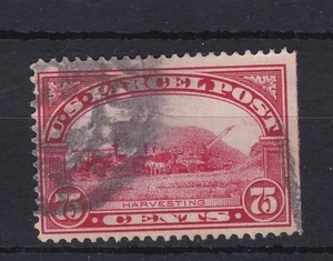 USA643) USA 1913 Parcel Post 75c Scott Q11, straight edge at right, Good used, - Picture 1 of 2