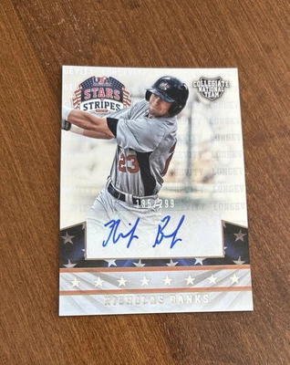 Nicholas Banks 2015 Panini USA Baseball Stars Longevity Auto Nationals A&M /299 - Image 1 of 2