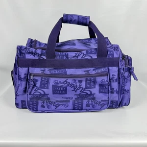 Cadbury Dairy Milk Purple Duffel Bag 20x10x11in Logo Promo Shoulder Strap - Picture 1 of 6