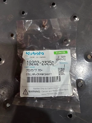 Kubota OEM Genuine part Front Crankshaft Seal Collar 19202-23250 - Image 1 of 2