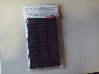 38 pezzi HYB511000A-70, mattoncini di memoria della ditta Siemens, (X-18-3) - Immagine 1 di 2