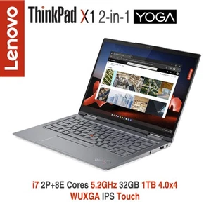 ThinkPad X1 2-in-1 Gen 8 i7-1365U WUXGA IPS Touch 32GB 1TB 4Y Premier Plus Wrnty - Picture 1 of 13