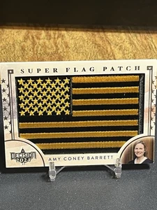 2024 Decision 2024 Super Flag Patch Black Good Amy Coney Barrett #SF2 - Bild 1 von 2