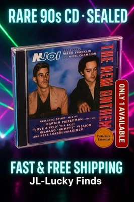 N-Joi – The New Anthem CD Maxi Single 1996 Logic Records SEALED Rare Club Mixes - Image 1 of 4