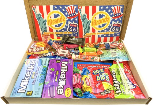 American Sweets Gift Box American Candy Sweet Hamper. Sweet Box | eBay UK