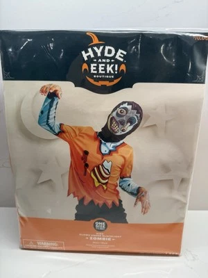 Детская отзывчивая рубашка-зомби Hyde and Eek Blacklight костюм для Хэллоуина OSFM - Изображение 1 из 4