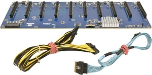 GIGABYTE Backplane CPBG8A0 2OZ REV 1.0 10x PCIe x16 Riser Board - Picture 1 of 6