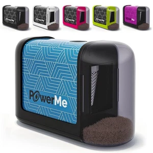 POWERME Electric Pencil Sharpener - Pencil Sharpener Battery Powered for Kids, - Picture 1 of 8