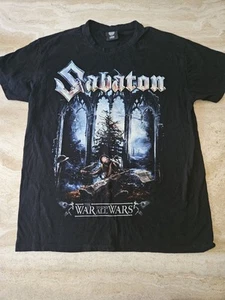 Official Sabaton "The War To End All Wars" T-Shirt Black Men’s Large - Picture 1 of 18