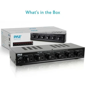 Pyle Multi-Zonen-Lautsprecher-Selektor, 6-Kanal Audio-Receiver-System PSLSW6 - Bild 1 von 9