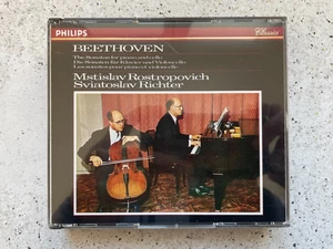 BEETHOVEN  Sonates piano et violoncelle ROSTROPOVICH, RICHTER   2 CD INTROUVABLE - Imagen 1 de 1