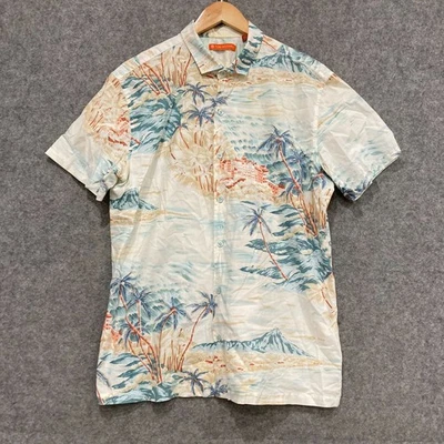 Мужская рубашка Tori Richard размер большой разноцветный гавайский короткий рукав 49522 - Изображение 1 из 4